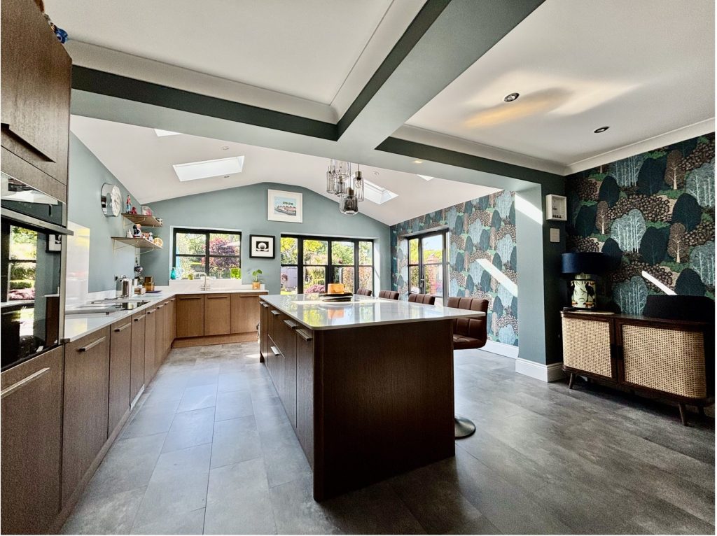 Single storey kitchen extension by Excelsior Builders Ltd in Olton, Birmingham, UK